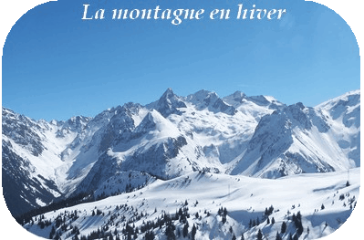 La montagne en hiver Au Vieux Four à Pain. Votre hébergement de vacances à Allevard.